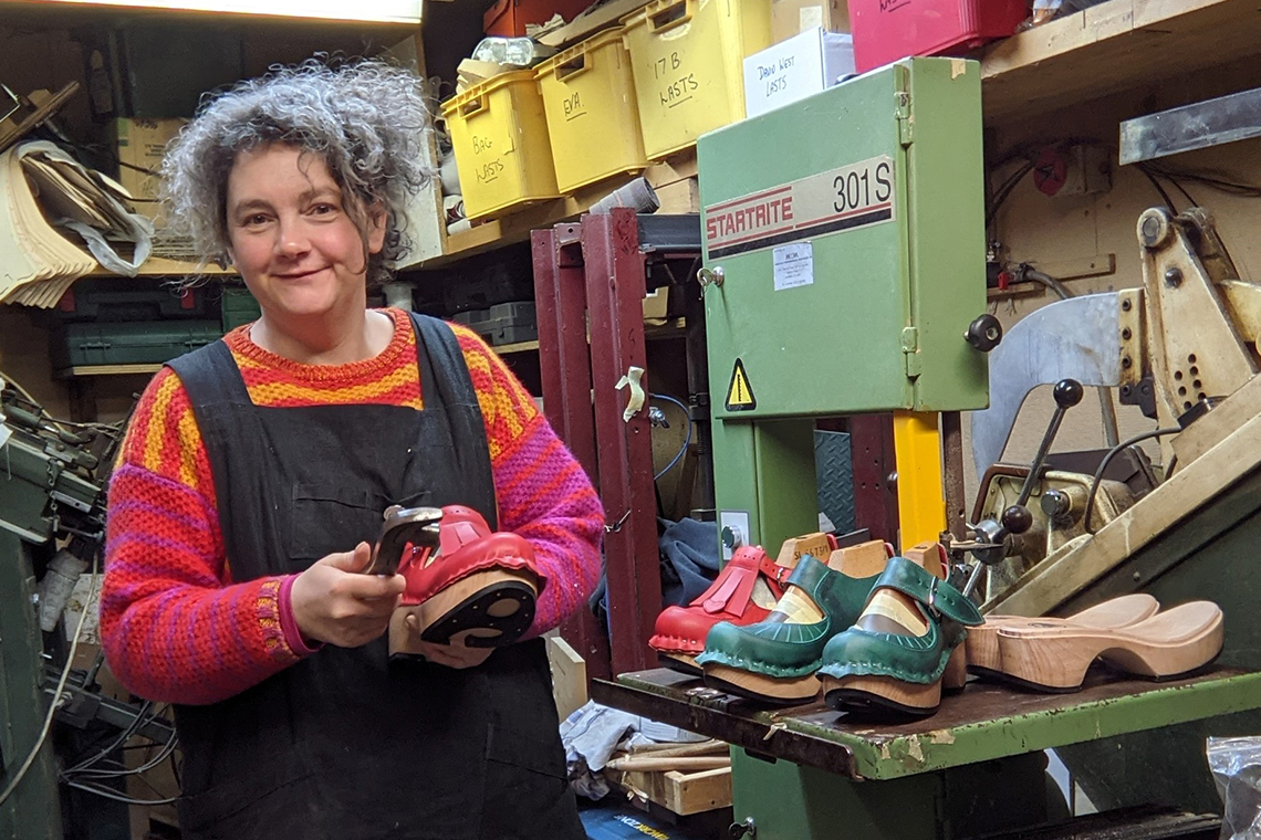 Jackie loves clogs